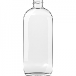Φιάλη πλαστική pet διάφανη Oval 250ml 24