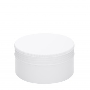 Βάζο πλαστικό ΛΕΥΚΟ FLAT 125ml complete