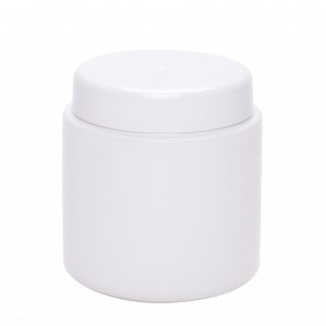 Βάζο πλαστικό petg λευκό CYLINDER 200ml