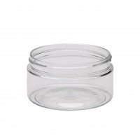 Βάζο πλαστικό pet διάφανο 200ml D89