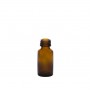 Φιάλη γυάλινη καραμελέ tondo 10ml pp18 (15/92)