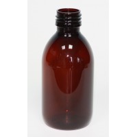 Φιάλη πλαστική PET Amber TONDO 200ml